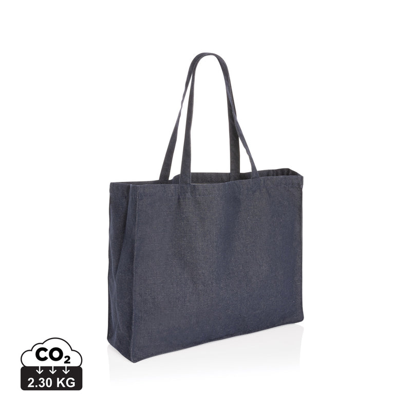 Load image into Gallery viewer, Impact AWARE™ recycled denim shopper - Custom Wood Designs