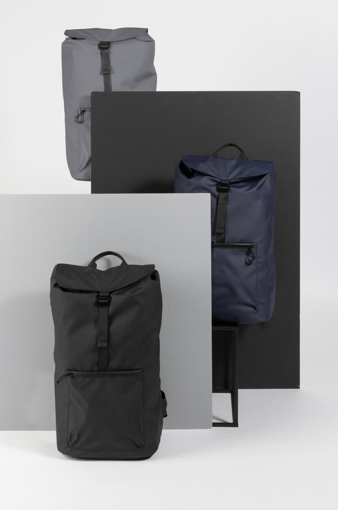 Load image into Gallery viewer, XD Collection Impact AWARE™ RPET water-resistant backpack with 15.6-inch laptop compartment, designed for travel and daily use.