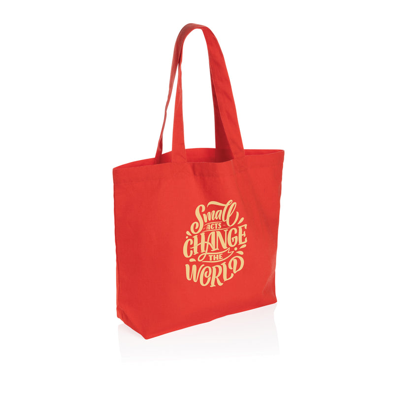 Load image into Gallery viewer, Impact Aware™ 240 gsm rcanvas shopper w/pocket - Custom Wood Designs