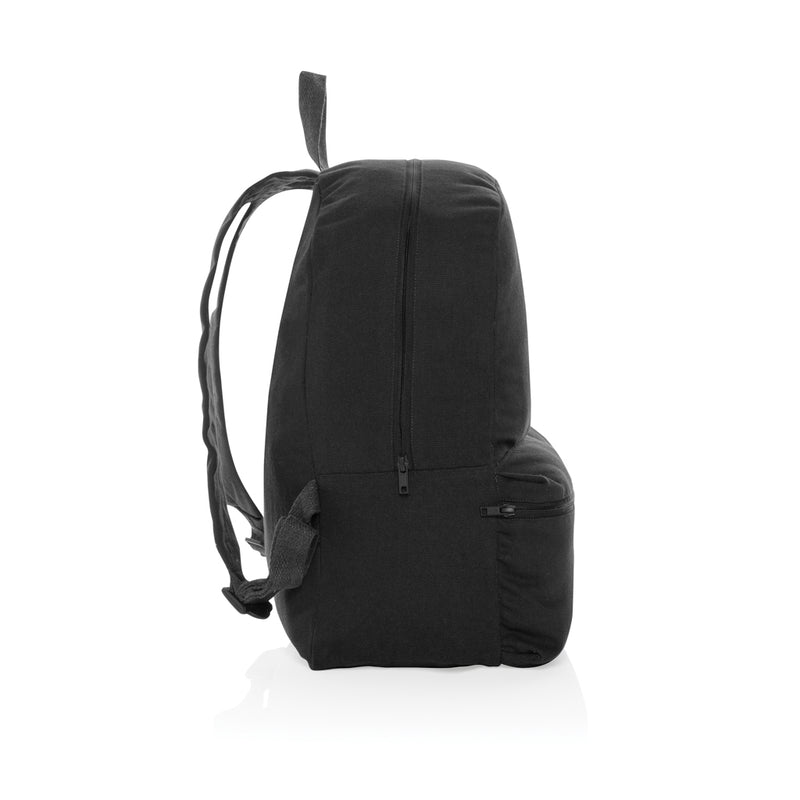 Load image into Gallery viewer, Undyed Impact Aware™ 285 gsm rcanvas backpack from XD Collection, showing its durable, eco-friendly bag with adjustable straps.