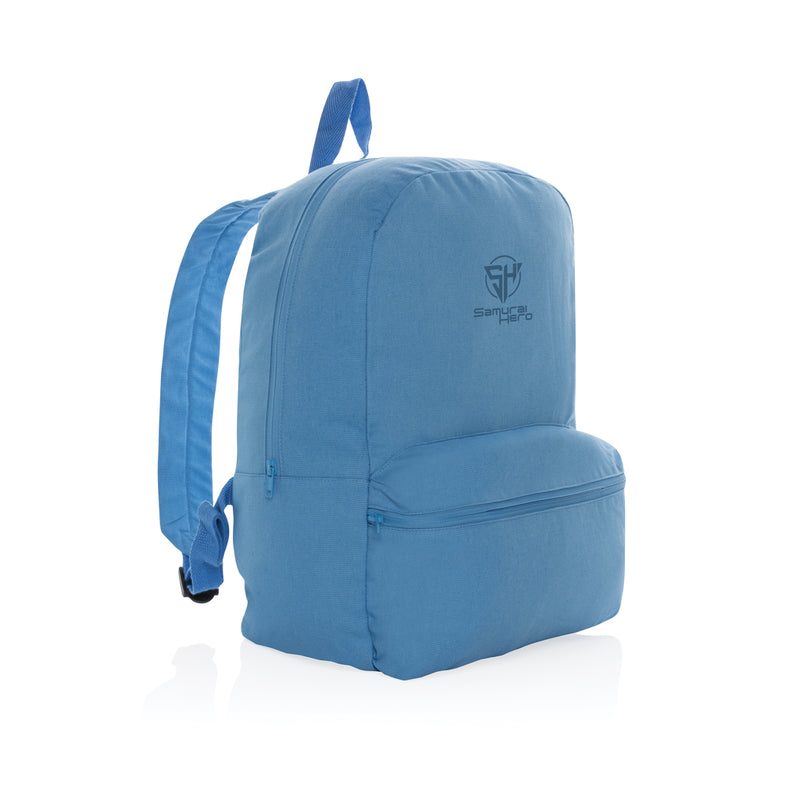 Load image into Gallery viewer, Impact Aware™ 285 gsm rcanvas backpack from XD Collection, featuring sturdy design and practical storage for bags and travel.