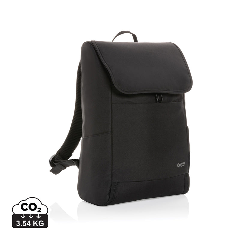 Load image into Gallery viewer, Swiss Peak Fern AWARE™ RPET all over zipper 15.6" backpack - Custom Wood Designs