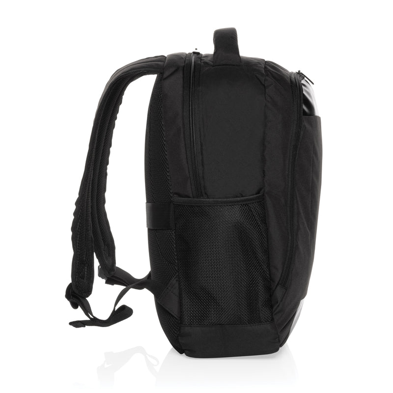 Load image into Gallery viewer, Impact AWARE™ Boardroom laptop backpack by XD Collection, PVC-free bag with multiple compartments and sleek design for travel and work.
