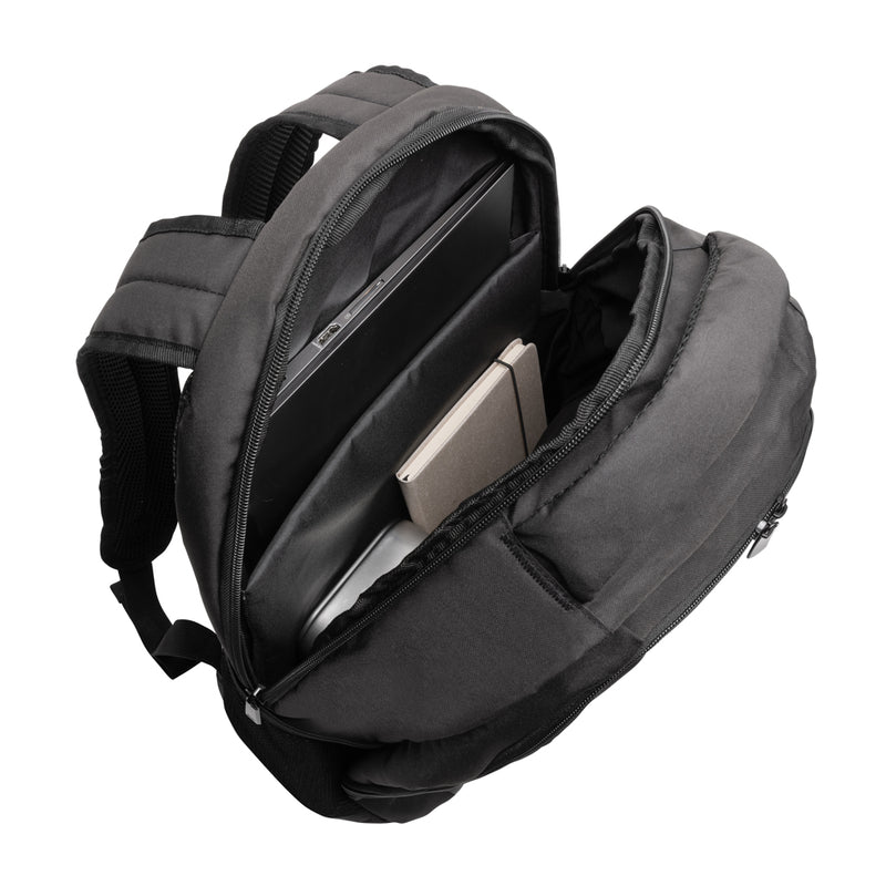 Load image into Gallery viewer, Impact AWARE™ Boardroom laptop backpack by XD Collection, PVC-free bag with sleek design and multiple compartments for travel and work.