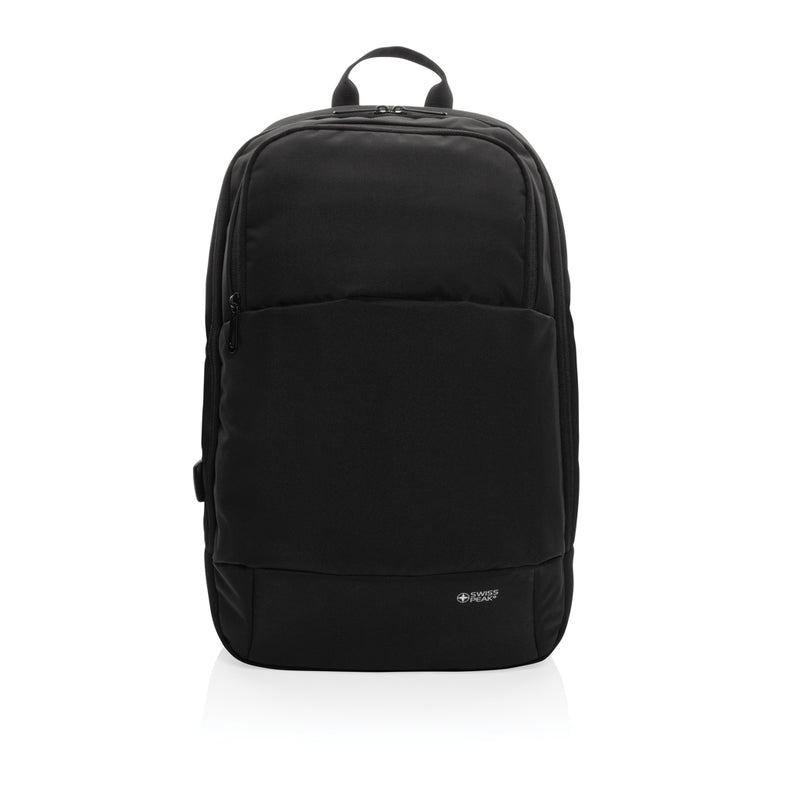 Load image into Gallery viewer, Swiss Peak AWARE™ modern 15.6" laptop backpack - Custom Wood Designs