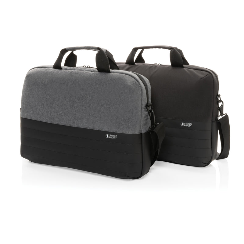 Load image into Gallery viewer, Swiss Peak AWARE™ RFID 15.6'' laptop bag - Custom Wood Designs