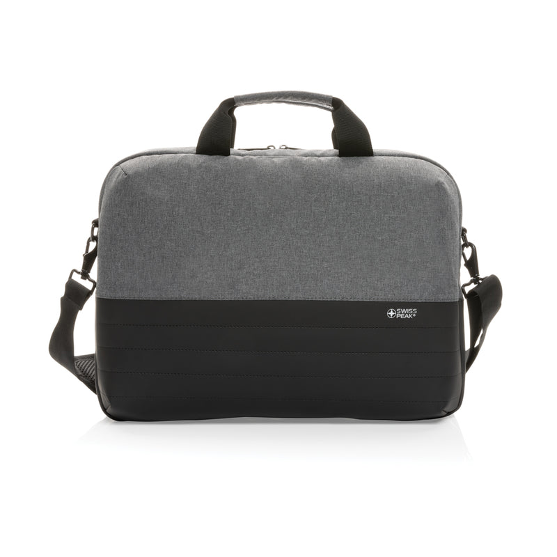 Load image into Gallery viewer, Swiss Peak AWARE™ RFID 15.6'' laptop bag - Custom Wood Designs