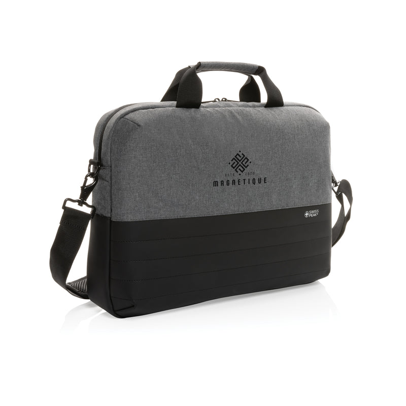Load image into Gallery viewer, Swiss Peak AWARE™ RFID 15.6'' laptop bag - Custom Wood Designs