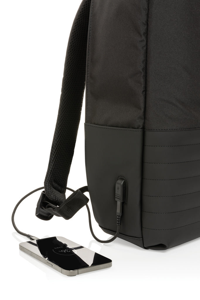 Load image into Gallery viewer, Swiss Peak AWARE™ RFID anti-theft 15.6'' laptop backpack - Custom Wood Designs