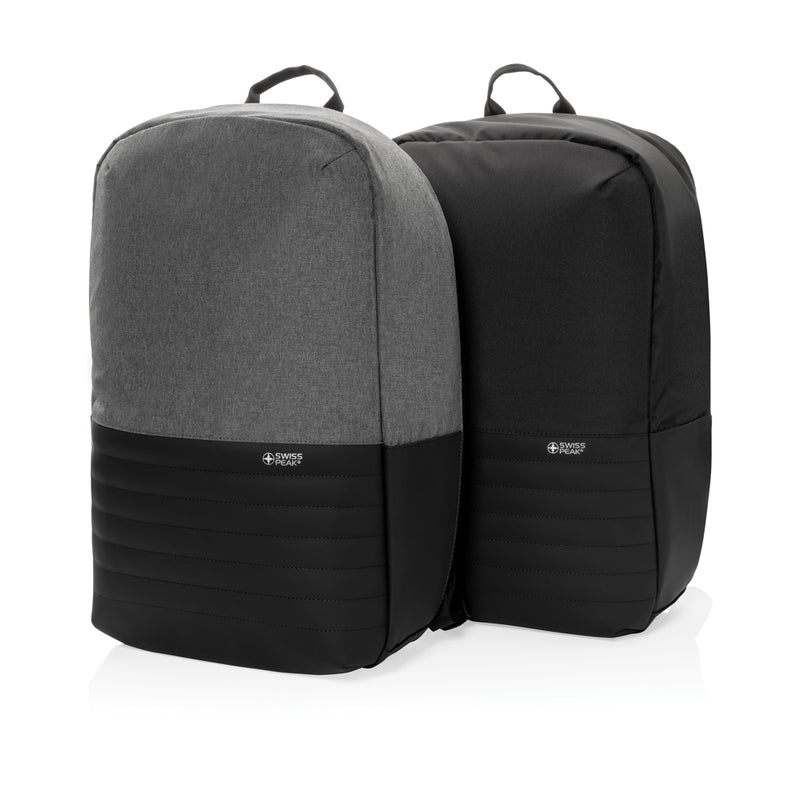 Load image into Gallery viewer, Swiss Peak AWARE™ RFID anti-theft 15.6'' laptop backpack - Custom Wood Designs