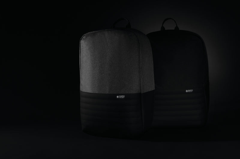 Load image into Gallery viewer, Swiss Peak AWARE™ RFID anti-theft 15.6'' laptop backpack - Custom Wood Designs