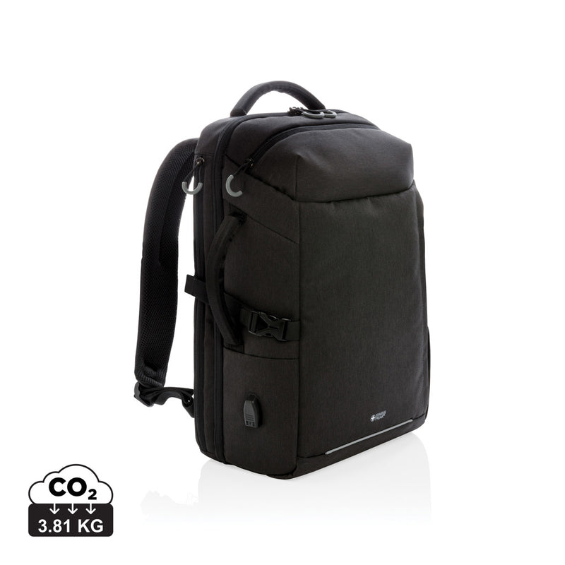 Load image into Gallery viewer, Swiss Peak AWARE™ XXL weekend travel backpack - Custom Wood Designs
