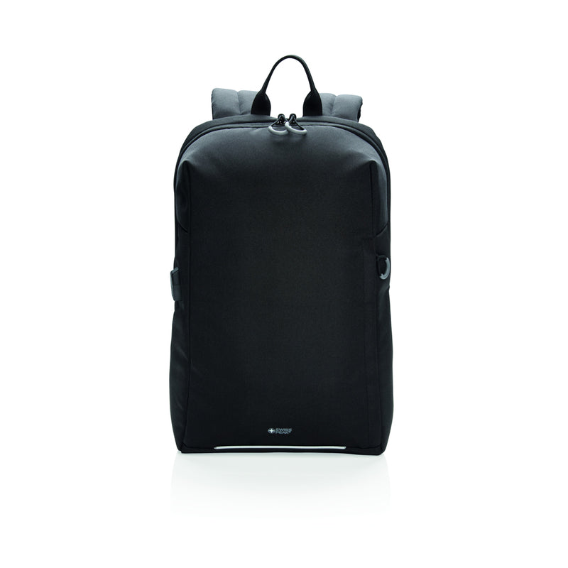 Load image into Gallery viewer, Swiss Peak AWARE™ RFID and USB A laptop backpack - Custom Wood Designs