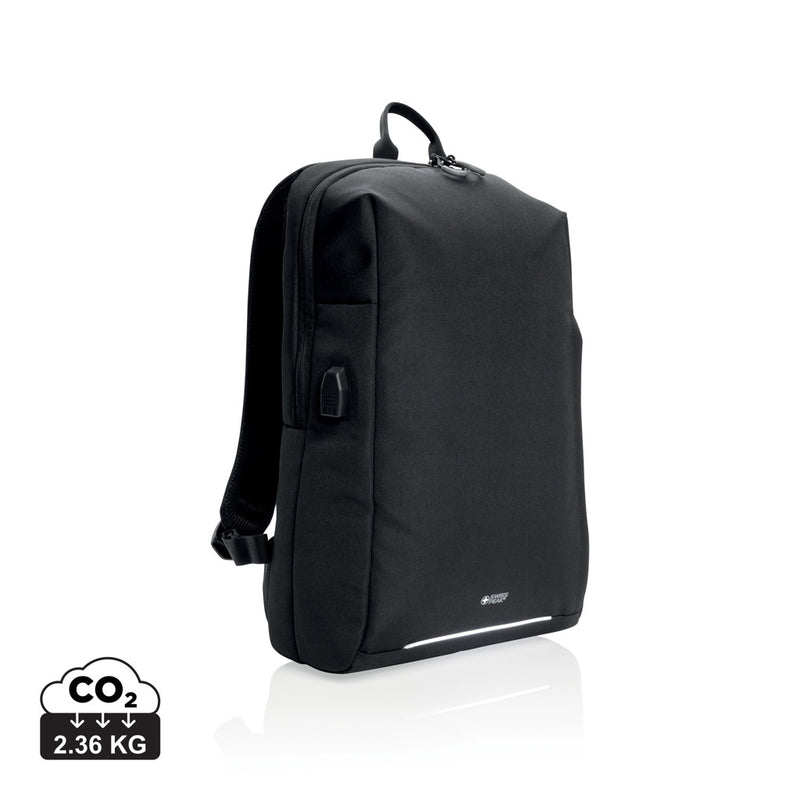 Load image into Gallery viewer, Swiss Peak AWARE™ RFID and USB A laptop backpack - Custom Wood Designs