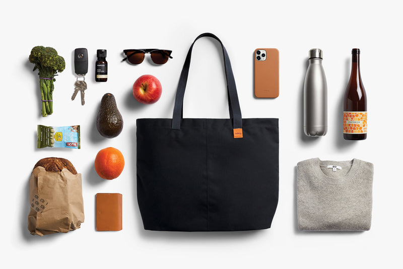 Load image into Gallery viewer, Bellroy BMarket Tote bag from Bags & Travel collection, showing the stylish, spacious design with handles and sleek black finish.