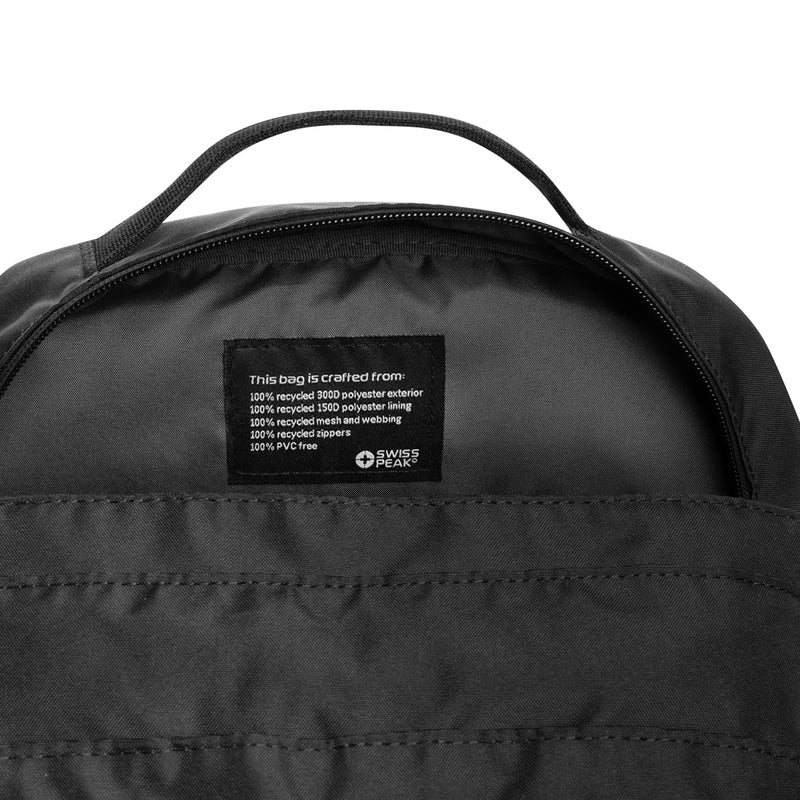Load image into Gallery viewer, SP Aware™ RPET Edin 100% recycled 15.6 inch laptop backpack - Custom Wood Designs