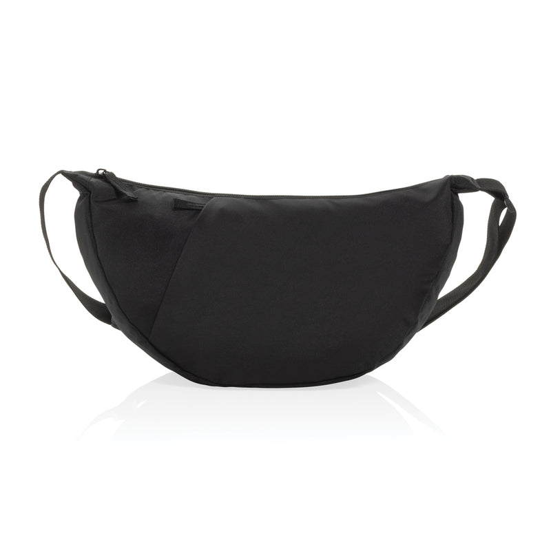 Load image into Gallery viewer, Crescent XL AWARE™ RPET half moon sling bag - Custom Wood Designs Crescent XL AWARE™ RPET half moon sling bag