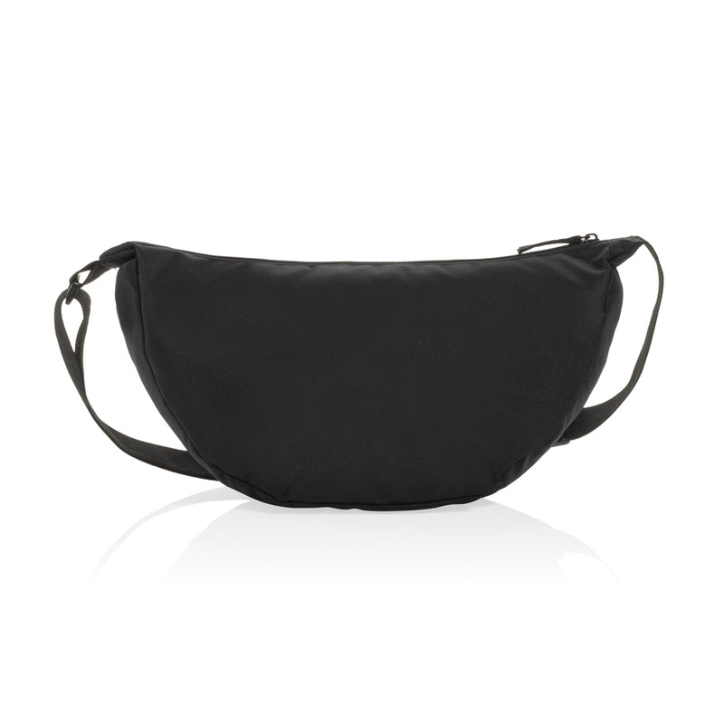 Load image into Gallery viewer, Crescent XL AWARE™ RPET half moon sling bag - Custom Wood Designs Crescent XL AWARE™ RPET half moon sling bag