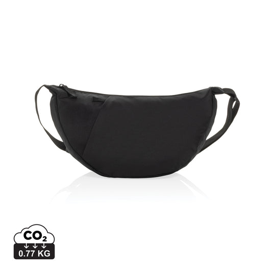 Crescent XL AWARE™ RPET half moon sling bag - Custom Wood Designs Crescent XL AWARE™ RPET half moon sling bag
