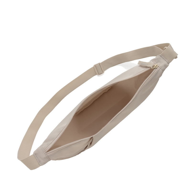 Load image into Gallery viewer, Crescent XL AWARE™ RPET half moon sling bag - Custom Wood Designs Crescent XL AWARE™ RPET half moon sling bag