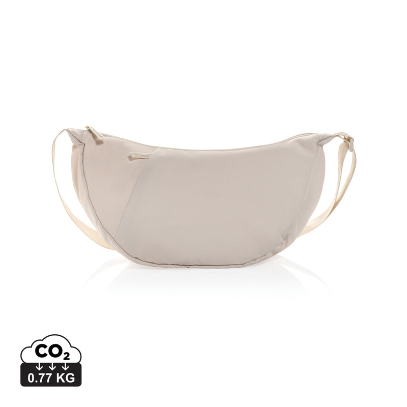 Load image into Gallery viewer, Crescent XL AWARE™ RPET half moon sling bag - Custom Wood Designs Crescent XL AWARE™ RPET half moon sling bag