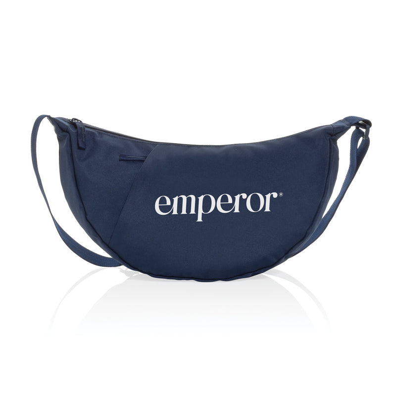 Load image into Gallery viewer, Crescent XL AWARE™ RPET half moon sling bag - Custom Wood Designs Crescent XL AWARE™ RPET half moon sling bag
