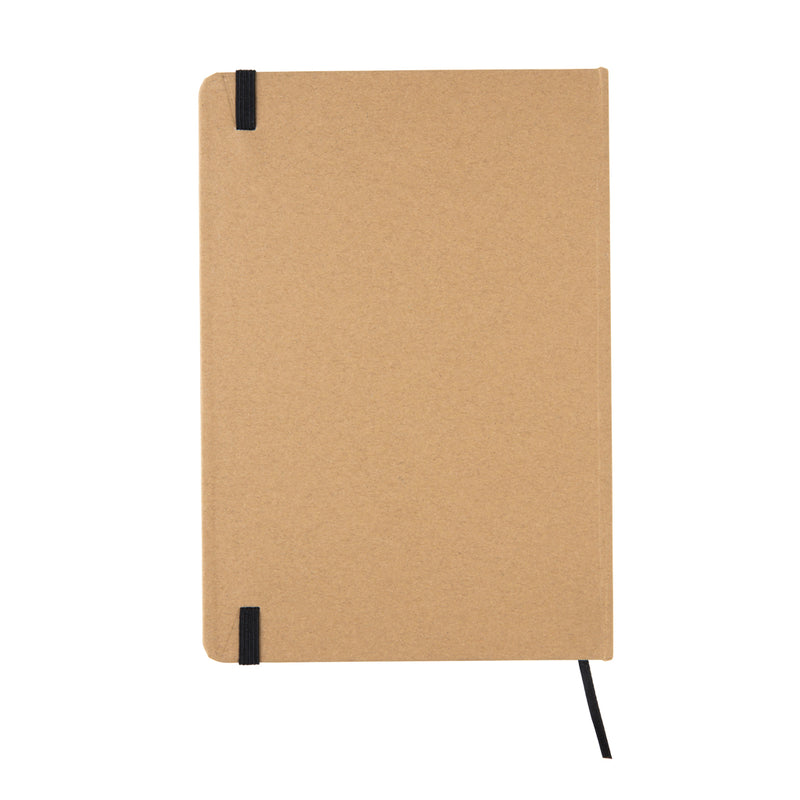 Load image into Gallery viewer, A5 kraft notebook from XD Collection with a simple, natural cover for writing and note-taking.