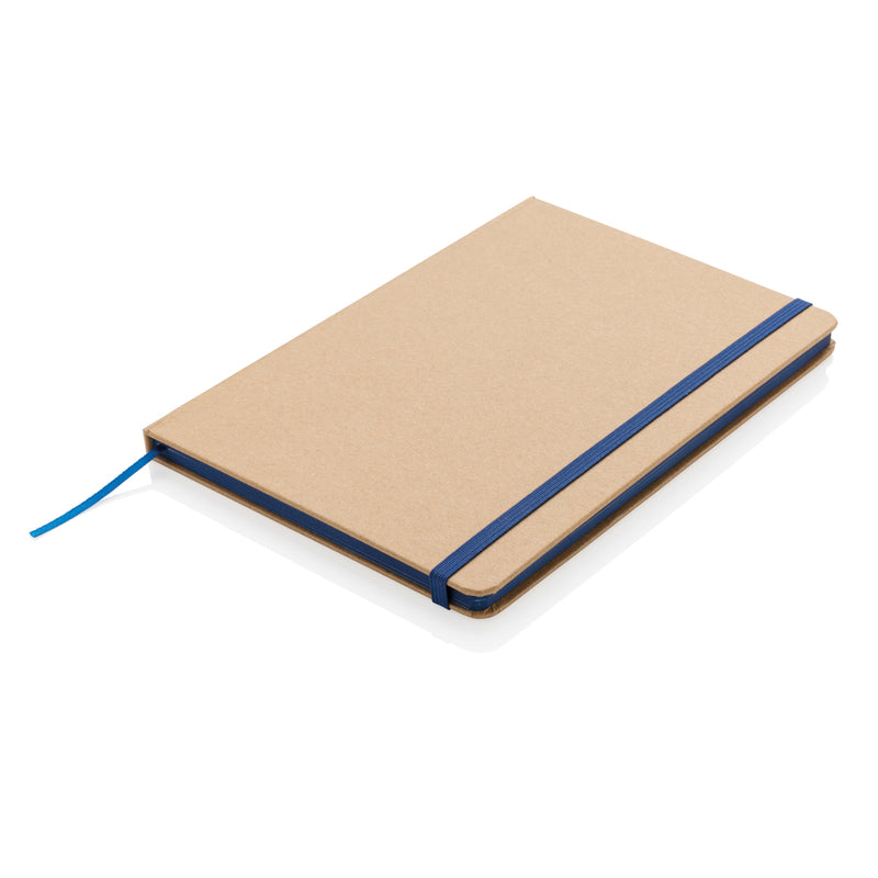 Load image into Gallery viewer, A5 kraft notebook from XD Collection featuring a natural paper cover and blank pages, ideal for writing or note-taking.