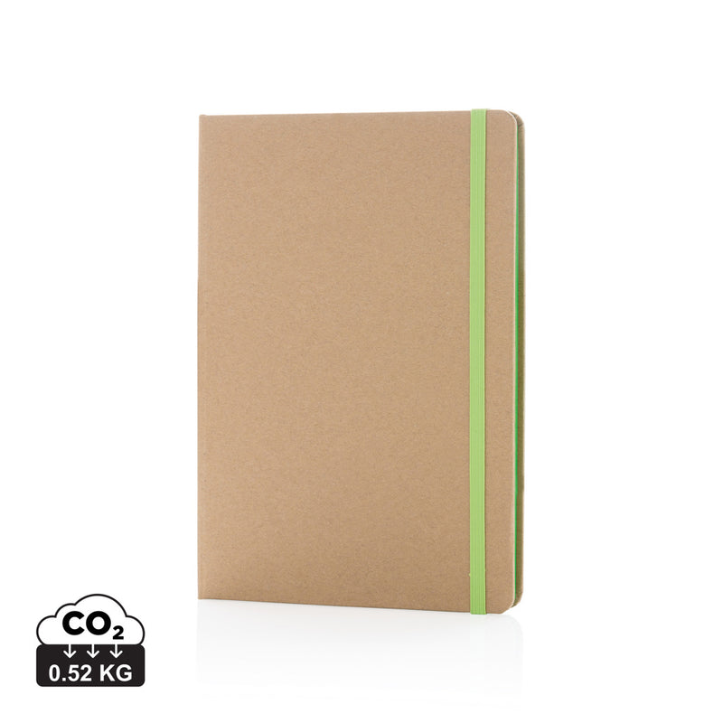 Load image into Gallery viewer, A5 kraft notebook from XD Collection featuring a rustic brown cover with a simple, natural design, ideal for note-taking and journaling.