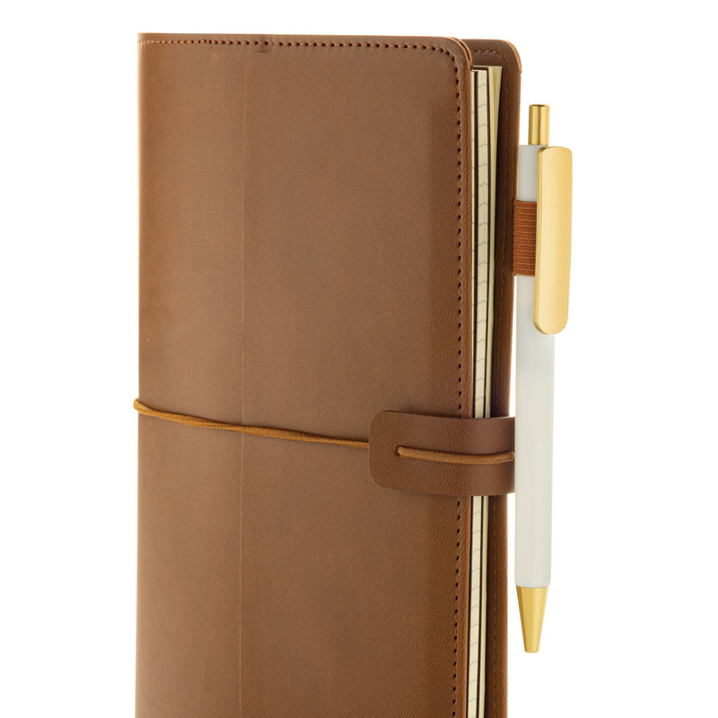 Load image into Gallery viewer, XD Collection Daily Notes Binder 3 in 1 refillable PU notebook with multiple sections and a sleek portfolio design.