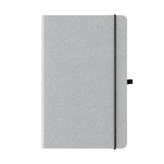 GRS Recycled leather hardcover notebook A5 - Custom Wood Designs