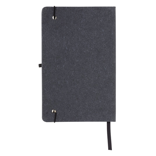 GRS Recycled leather hardcover notebook A5 - Custom Wood Designs