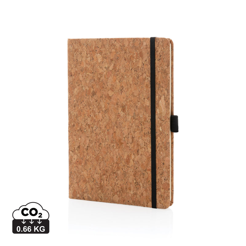 Load image into Gallery viewer, Cork hardcover notebook A5 - Custom Wood Designs