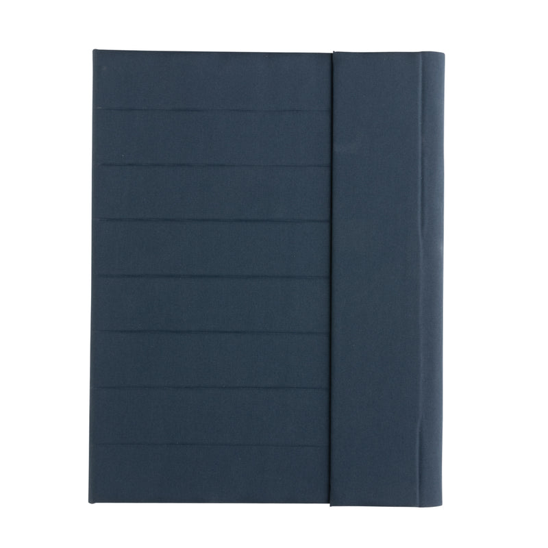 Load image into Gallery viewer, Impact Aware™ A4 portfolio by XD Xclusive with magnetic closure, featuring a sleek black design for professional organization.