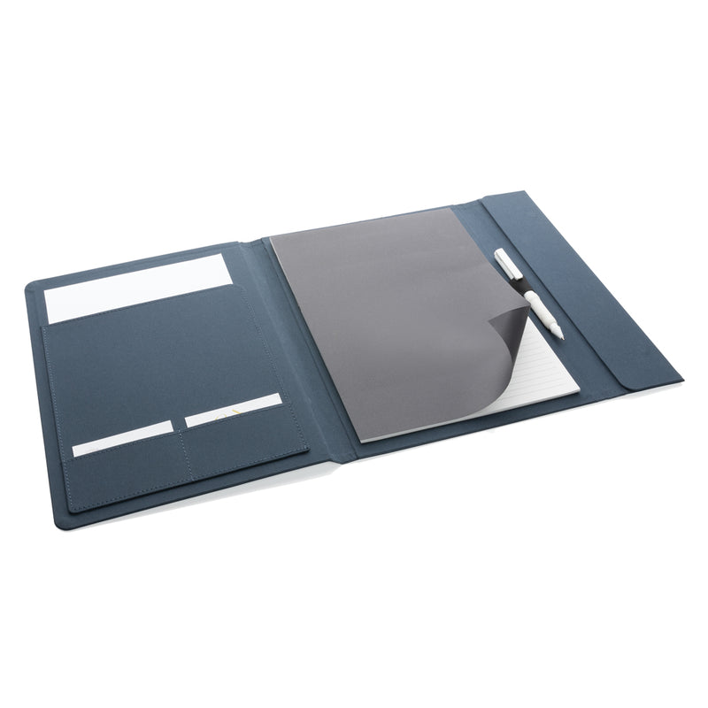 Load image into Gallery viewer, Impact Aware™ A4 portfolio with magnetic closure by XD Xclusive, featuring a sleek black design and secure magnetic latch.