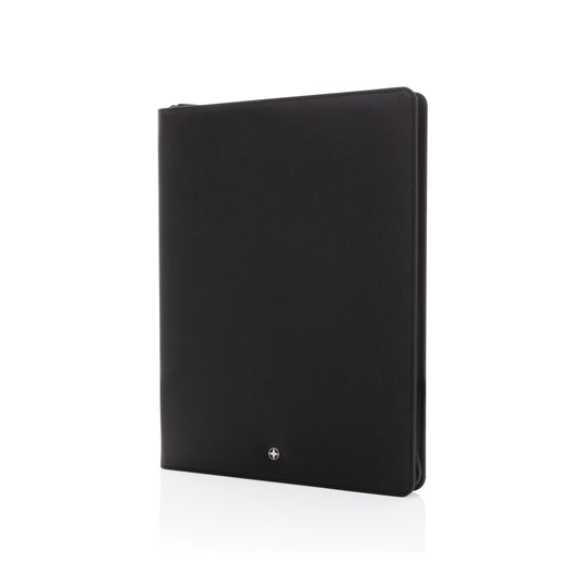 Swiss Peak Heritage RCS rPU A4 portfolio with zipper - Custom Wood Designs