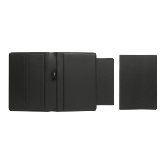 Swiss Peak Heritage RCS rPU A5 stone paper portfolio - Custom Wood Designs