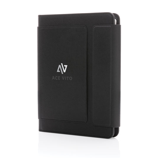 Swiss Peak Heritage RCS rPU A5 stone paper portfolio - Custom Wood Designs