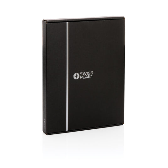 Swiss Peak Heritage RCS rPU A5 stone paper portfolio - Custom Wood Designs