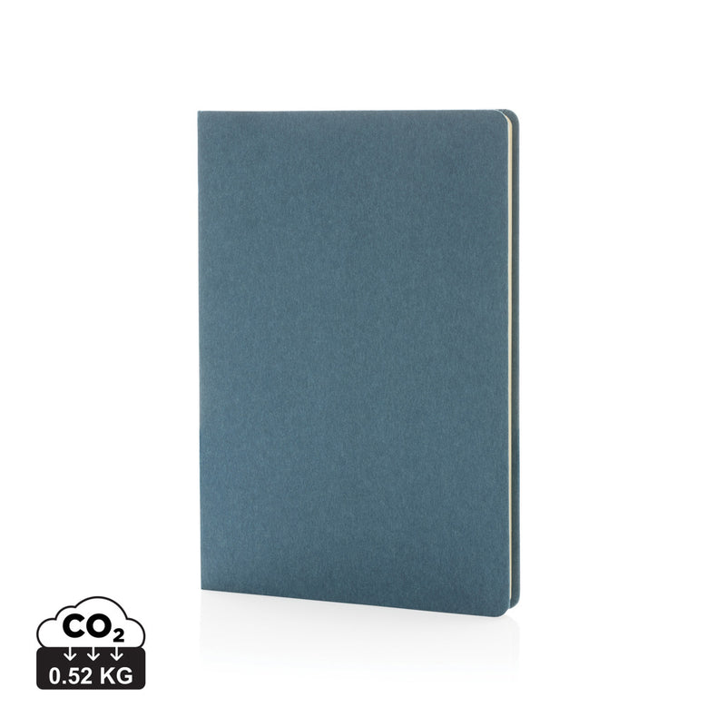 Load image into Gallery viewer, A5 hardcover notebook from XD Collection featuring a sleek black cover and rounded corners for stylish note-taking.