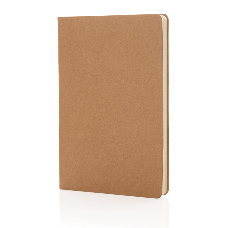 Load image into Gallery viewer, A5 hardcover notebook from XD Collection with a sleek black cover, closed and ready for writing or note-taking.