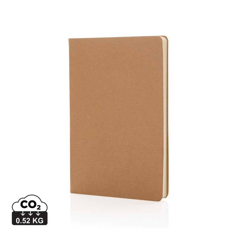Load image into Gallery viewer, A5 hardcover notebook from XD Collection, featuring a sleek black cover and lined pages for writing or note-taking.