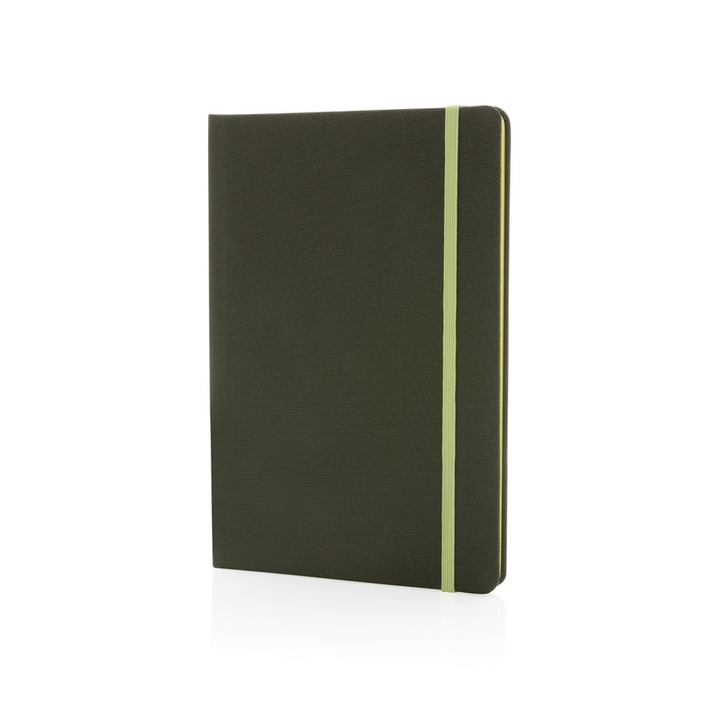 Load image into Gallery viewer, XD Collection GRS certified RPET A5 notebook with durable cover and lined pages, perfect for note-taking and organization.