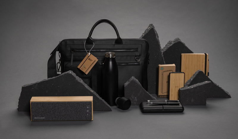 Load image into Gallery viewer, Bamboo notebook and infinity pencil set - Custom Wood Designs