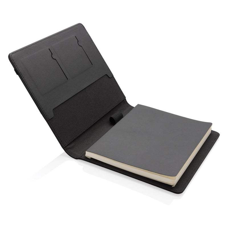Load image into Gallery viewer, Swiss Peak Script AWARE™ A5 portfolio - Custom Wood Designs
