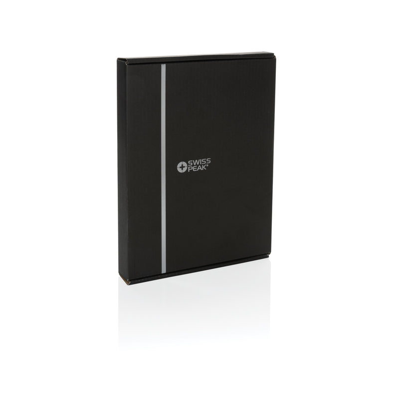 Load image into Gallery viewer, Swiss Peak Script AWARE™ A5 portfolio - Custom Wood Designs
