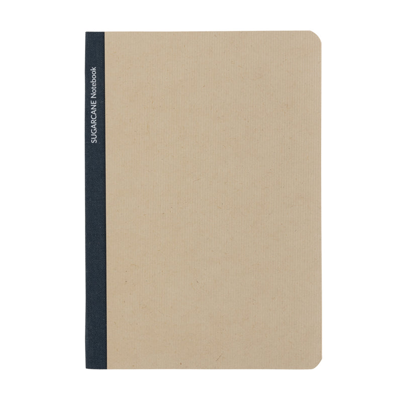 Load image into Gallery viewer, A5 notebook with sugarcane paper cover from XD Collection, featuring a stylish, eco-friendly design for writing and note-taking.