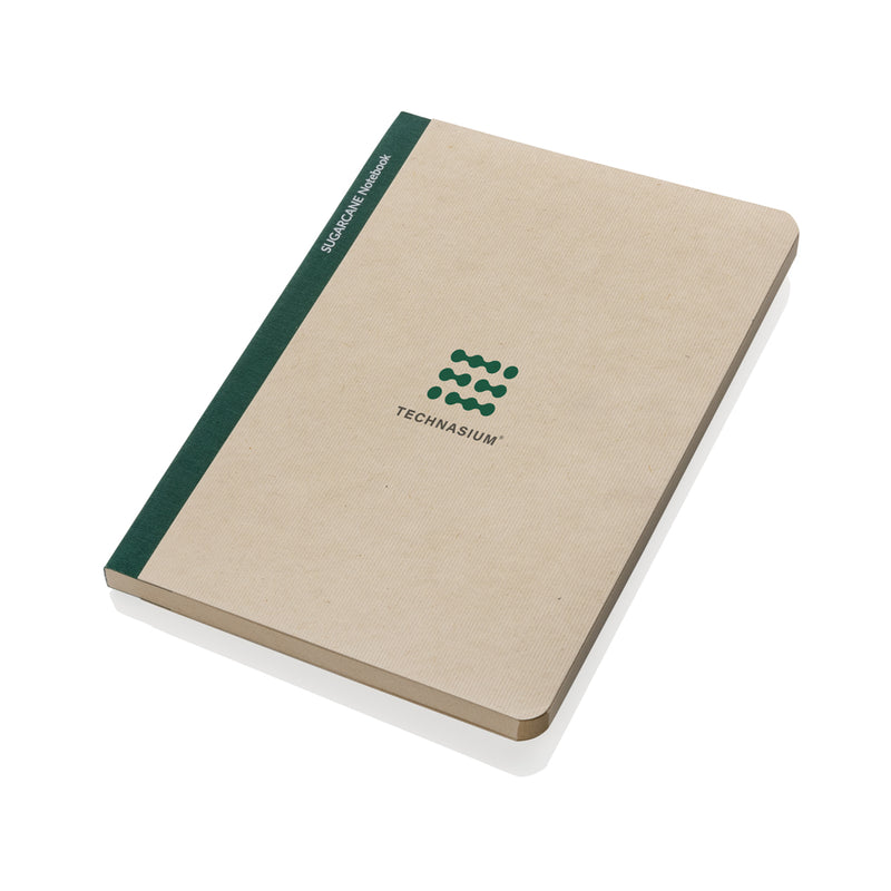 Load image into Gallery viewer, A5 size Stylo Sugarcane paper notebook from XD Collection, featuring a textured cover and lined pages for writing and note-taking.