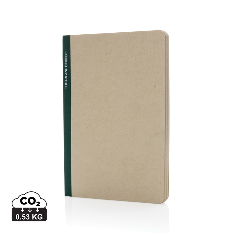 Load image into Gallery viewer, A5 notebook with sugarcane paper cover from XD Collection, featuring a stylish design for writing and note-taking.