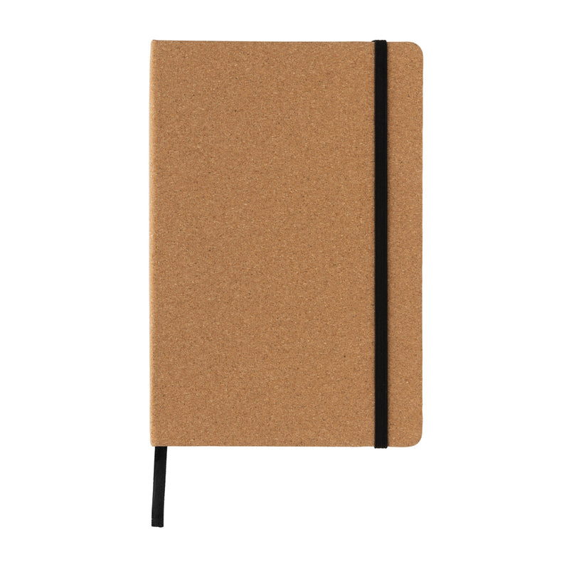 Load image into Gallery viewer, Stoneleaf A5 cork and stonepaper notebook from XD Collection, showing the textured cork cover and eco-friendly design.